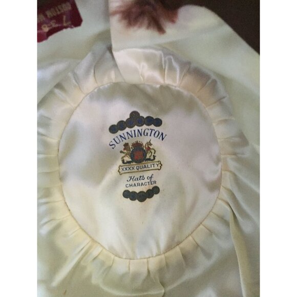 Vintage Hat Men’s SUNNINGTON XXXX QUALITY Bowler Hat Custom Made Philadelphia main image 10